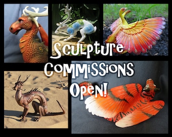 Fantasy Sculpture Figure Commission Character Custom Art
