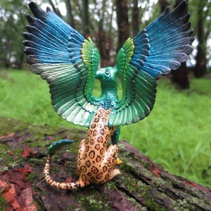 Artistic Model 3D Print Griffin Gryphon Figure Hand Painted Sculpture