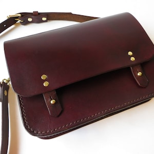 Leather Satchel, Cross Body Bag, Womens Leather Bag, Womens Leather Satchel