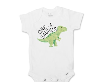 Dinosaur Birthday Shirt Boy, First Birthday Dinosaur Shirt, TRex T-Rex Rawr Oneasaurus, One-A-Saurus Shirt, Boy's Dinosaur Shirt 584