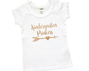Kindergarten Shirt Girl Back to School Shirt Girl First Day - Etsy