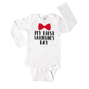 Baby Boy My First Valentine's Day Onesie Vday Cute Cupid - Etsy