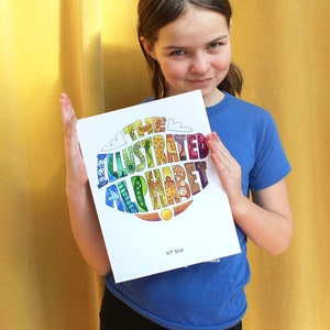 L’alphabet illustré - Le livre original pour enfants fait à la main ABC