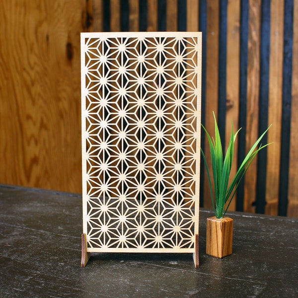 Asanoha Room Divider - Miniature MCM decor