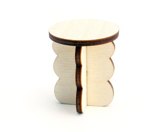 APHRODITE Stool / Side Table - Modern Miniature Furniture