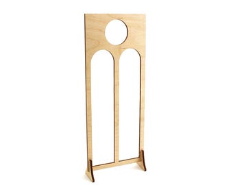 Biombo moderno de estilo desértico a escala 1:12 - Decoración para casa de muñecas en miniatura