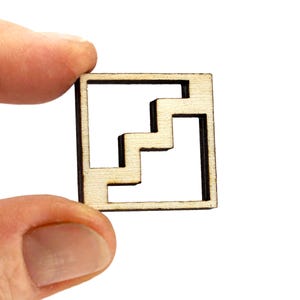 Miniature Breeze Block: LIGHTNING - Room Divider Decor (1 inch)