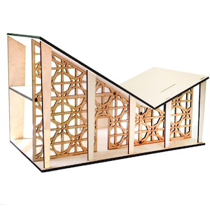 1:24 scale Butterfly Dollhouse - An Original MCM Miniature Dollhouse