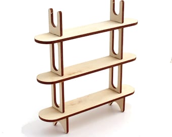 Estantería moderna desértica a escala 1:12 - Kit de muebles para casa de muñecas en miniatura