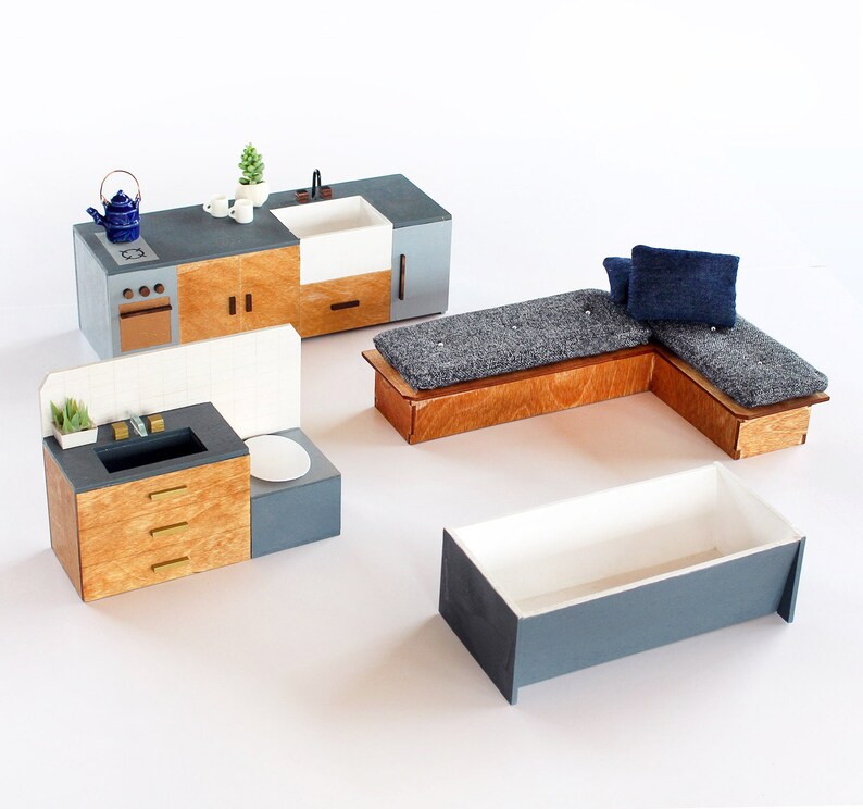 contemporary dollhouse