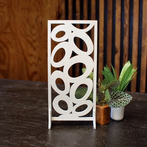 Atomic Ovals Room Divider - Miniature MCM decor