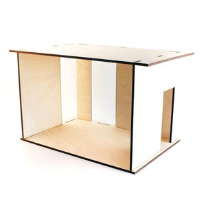 1:12 scale - The Rasa Room Box - A Miniature Roombox w/ Plexiglass Windows!