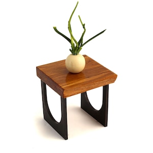Live Edge Striped Juniper Desk - Modern Miniature Furniture