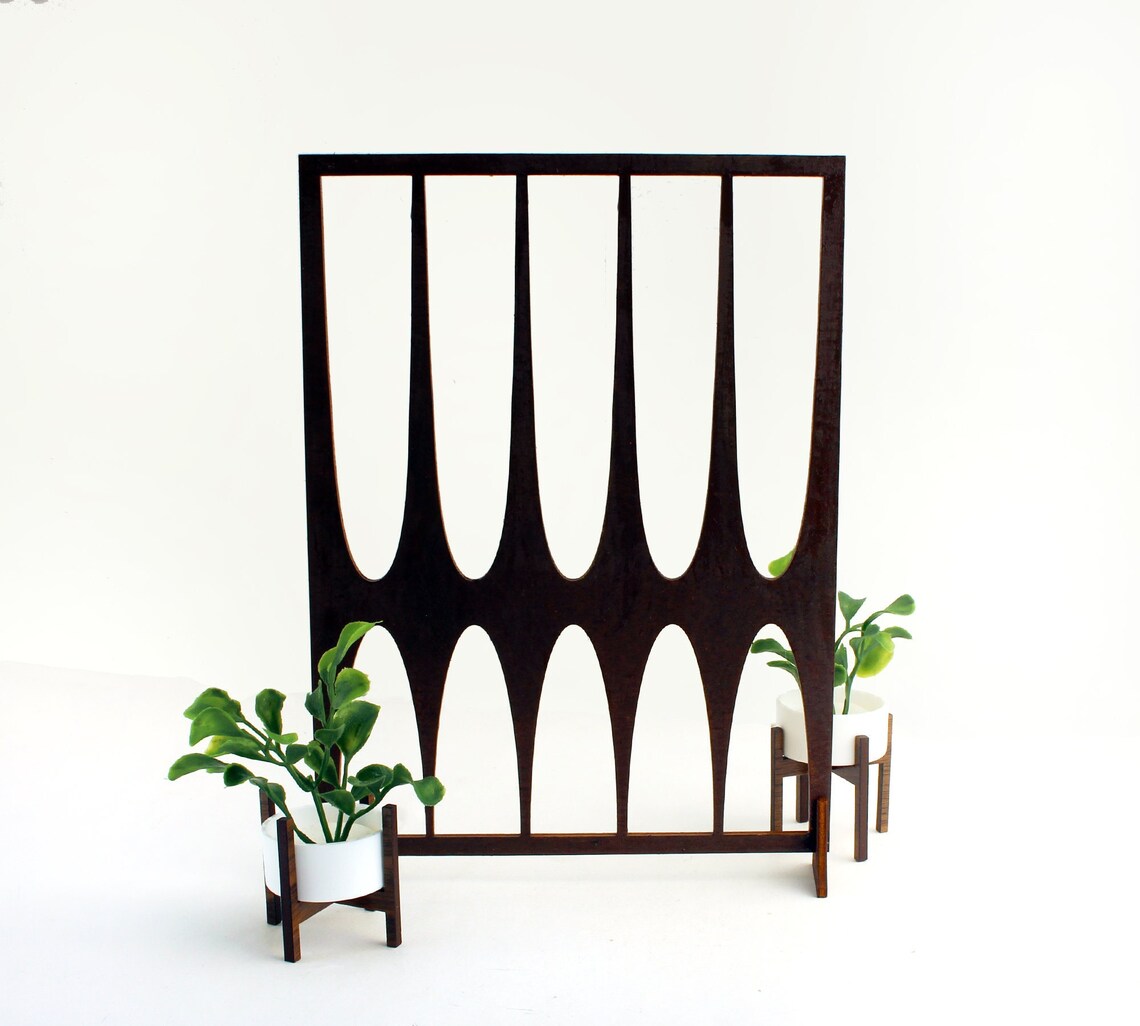 MCM Brasilia Style Room Divider Miniature MCM Decor Etsy