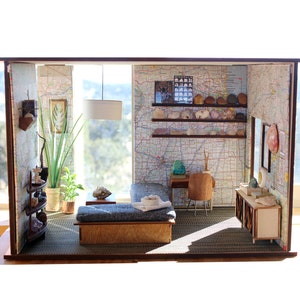 1:12 scale - The Rasa Room Box - A Miniature Roombox w/ Plexiglass Windows! bild 10