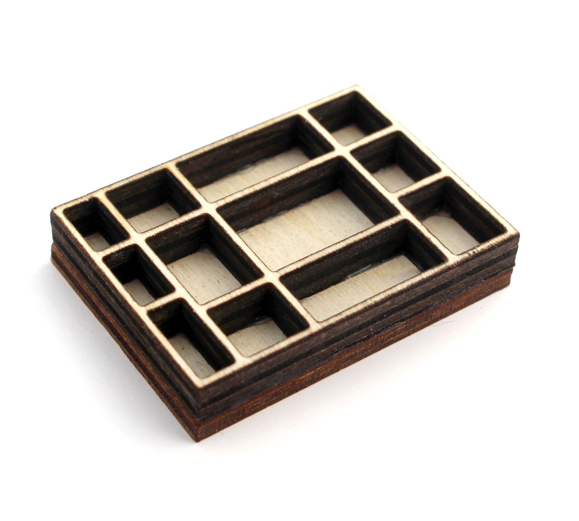 Mini Shadow Box Miniature Shadow Box Shelf Kit: Dollhouse Display for Mini Collections ...