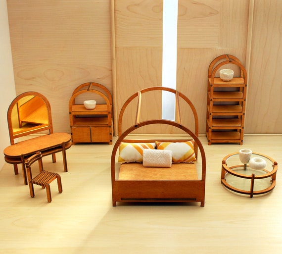 1 16 Scale GETAWAY Furniture Complete Set Modern Miniature