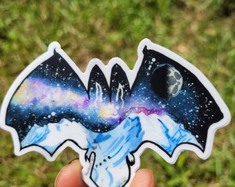 Townsend's Long eared Bat waterproof vinyl sticker