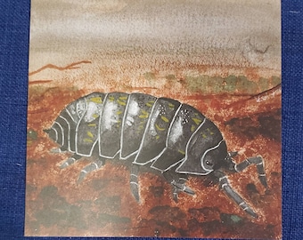 Potato Bug/ Pill Bug 6x6 print