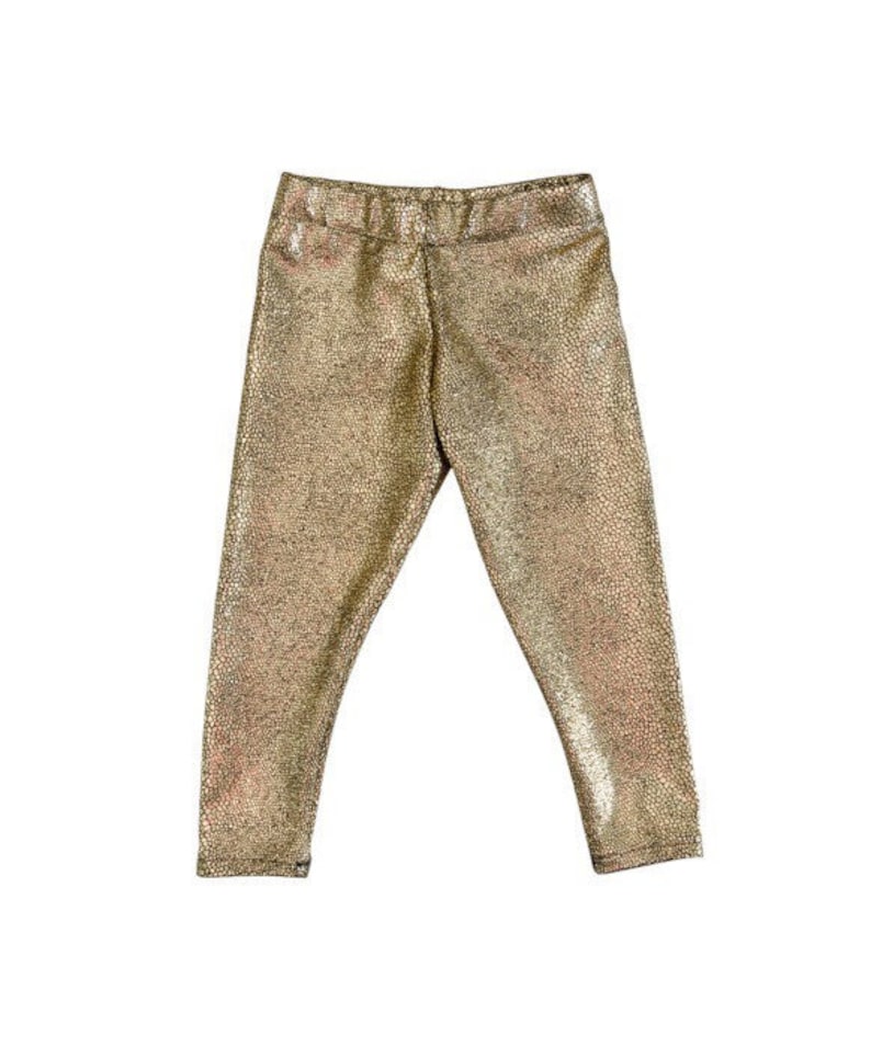 gold glitter leggings toddler