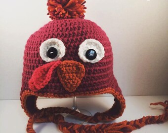 Hokie Hat: Child, Pre-teen, Teen or Adult Size