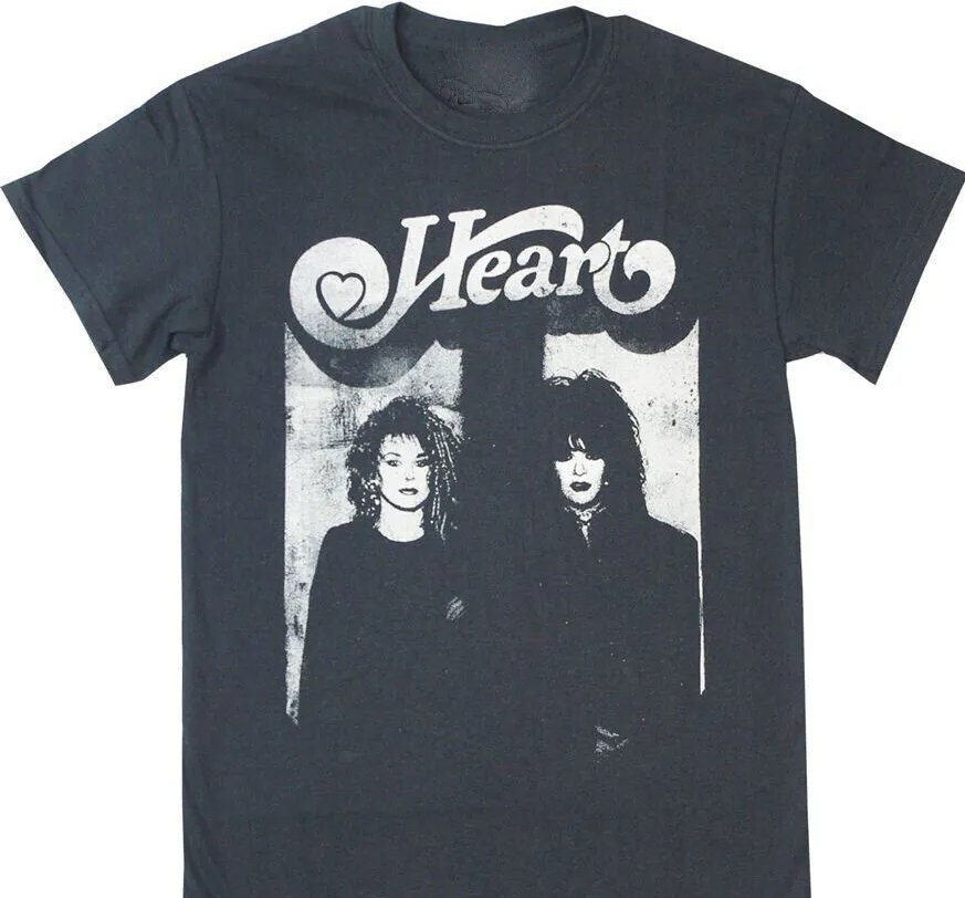Heart Band Shirt, Retro Live in Concert Heart Band Shirt, Vintage Heart