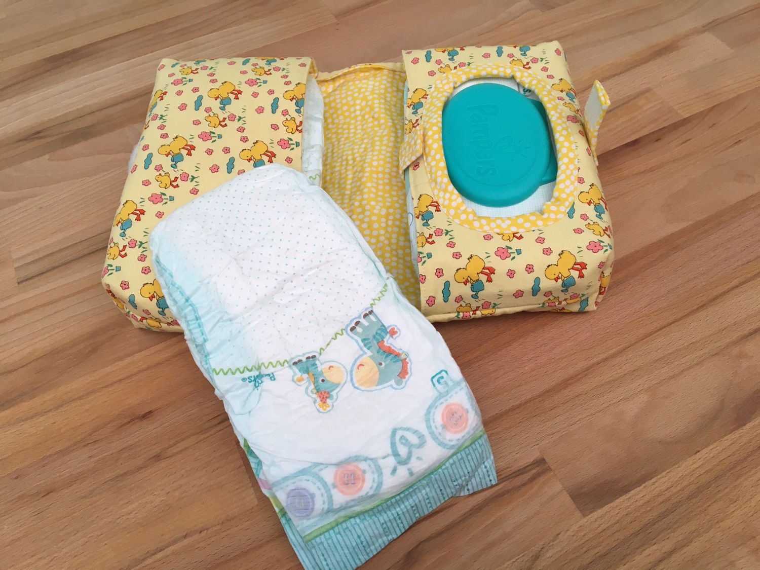 Yellow Ducky Baby Wipe & Nappy/Diaper CarryAll Etsy