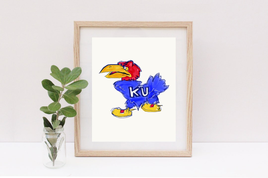 1941 Jayhawk Hand Drawn PRINTABLE Art Instant DOWNLOAD Print - Etsy
