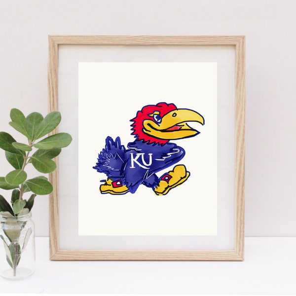 Rock Chalk Jayhawk Etsy