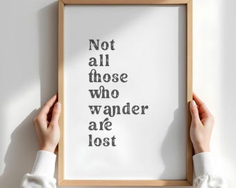 Travel Quote Art Print: Inspiring Wall Decor