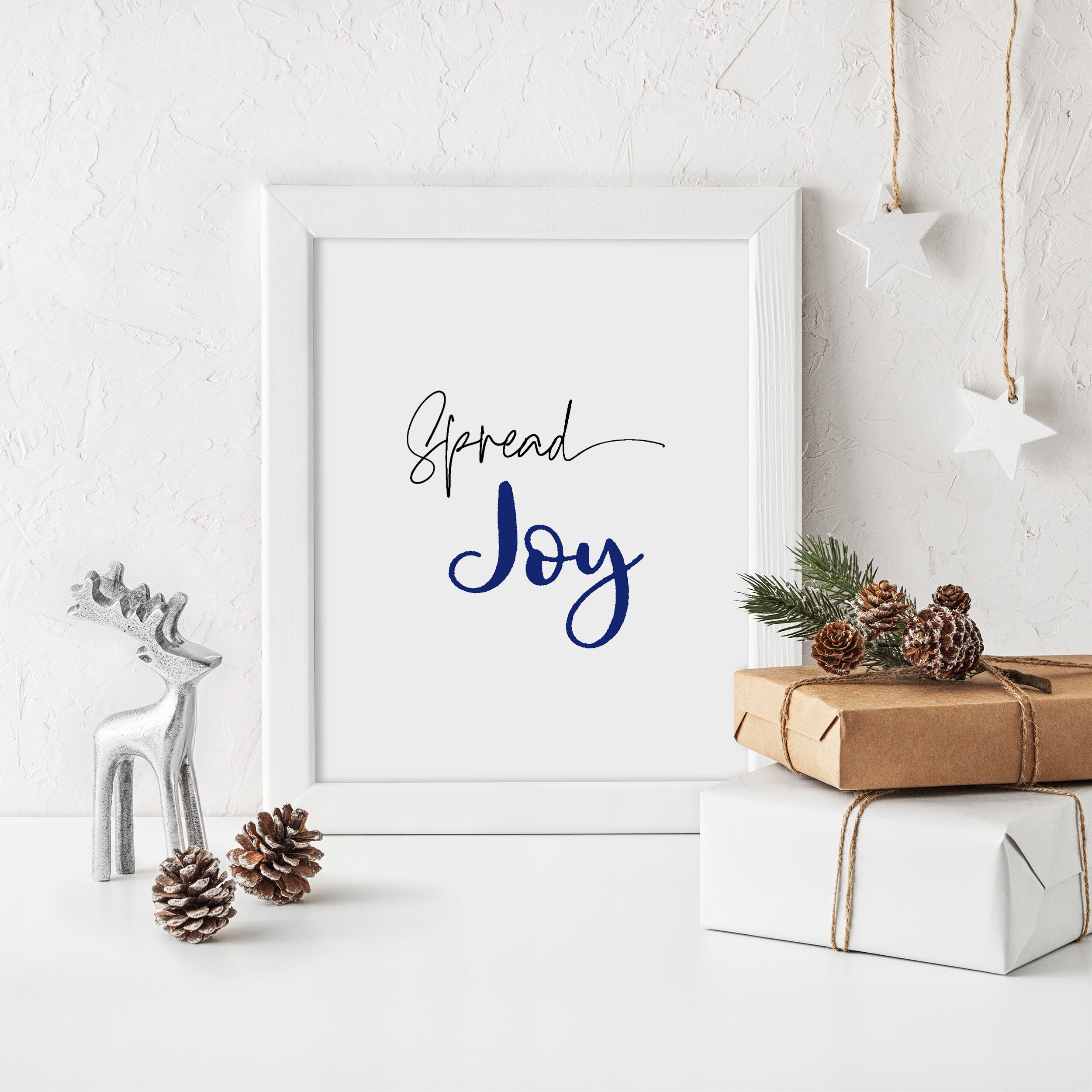 Merry Christmas holiday INSTANT DOWNLOAD christmas wall decor | Etsy