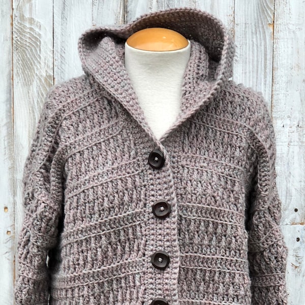 Crochet cardigan, Crochet Cardigan Pattern, Crochet hooded Cardigan, Crochet hooded Cardigan Pattern, Crochet, Crochet sweater, sweater