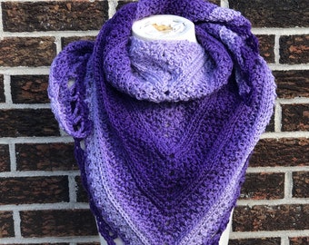 Ariana shawl crochet pattern, crochet pattern, crochet, pattern, crochet prayer shawl pattern, crochet triangle scarf pattern, crochet wrap