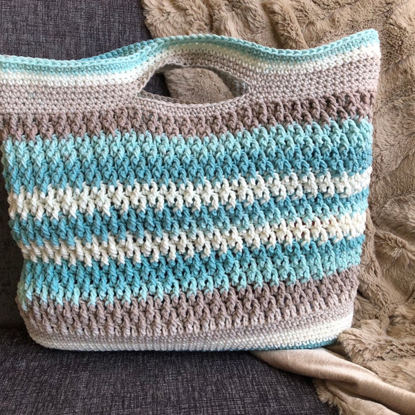 crochet pattern, crochet bag pattern, crochet summer tote pattern, endless textured summer tote pattern, beach bag, crochet, pattern