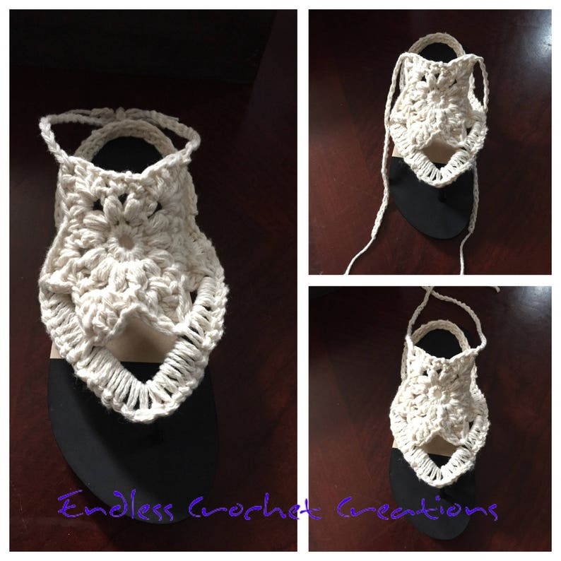 Crochet pattern, flip flop pattern, flip flop crochet pattern, summer shoe pattern, Summer Sandal Crochet pattern, Crochet, pattern, shoes, image 3