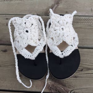 Crochet pattern, flip flop pattern, flip flop crochet pattern, summer shoe pattern, Summer Sandal Crochet pattern, Crochet, pattern, shoes, image 2