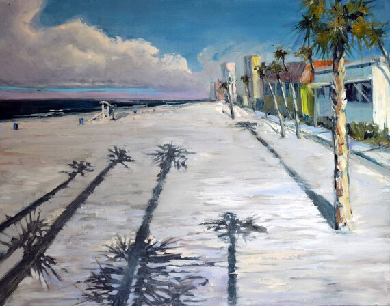 Original Oil Beach Painting Gulf Shores Alabama 11 X 14 On Etsy