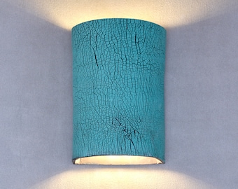 green clay wall light mount , Modern wall sconce for the living room, Bedroom wall sconce, designer wall light