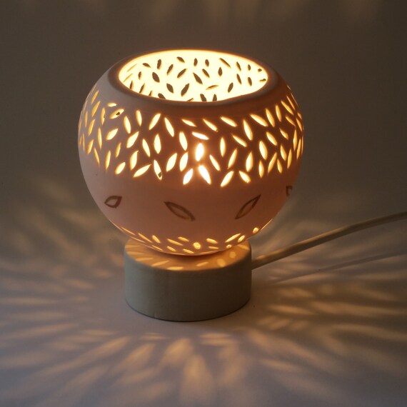 Items similar to Small table light. night light lamp. Table lamp shade