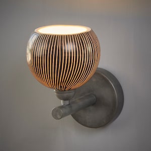 Bedside Lamp, brass wall lighting, Bedroom Sconce, designer sconce, living room lamp. porcelain wall lamp, Bath room light.