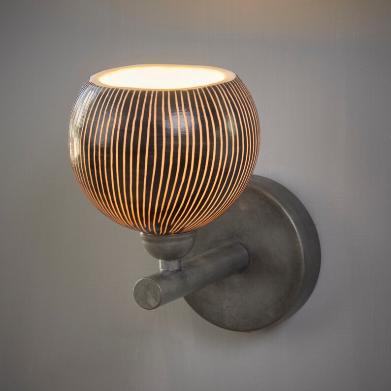 Bedside Lamp, brass wall lighting, Bedroom Sconce, designer sconce, living room lamp. porcelain wall lamp, Bath room light.