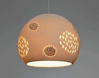 Ceiling Lighting Pendant. Hanging Pendant Light. Ceramic Hanging Lamp. Light fixture. Pendant Lighting. Ceramic Lighting.