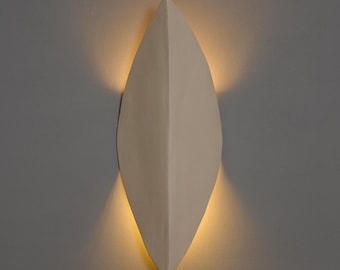 Leaf sconce, decorative wall light,  handmade sconce lighting, light fixture for living room.