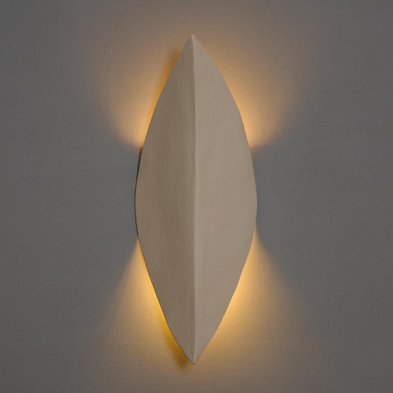 Leaf sconce, decorative wall light,  handmade sconce lighting, light fixture for living room.