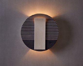 Wall Light Lamp. Modern Sconce. Modern Black and White Wall Mount Light for the living room.
