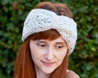 Pine Ridge • Head Warmer • Chunky Knit • Colour: COCONUT