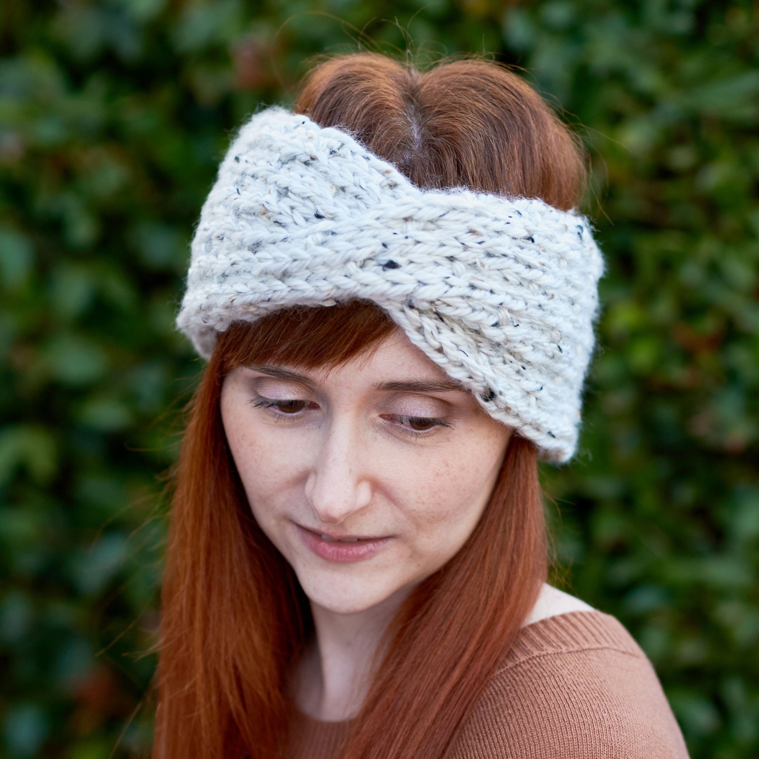 Dewdrop • Head Warmer • Chunky Knit • Colour: COCONUT