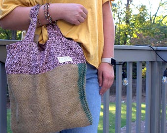 Upcycled Purse | Handmade Recycled Material Bag | Unique Artistic Eco-Friendly Gift