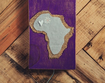 Upcycled Wooden African Towel Holder | Handmade Sustainable Home Decor | Bathroom Accessory
