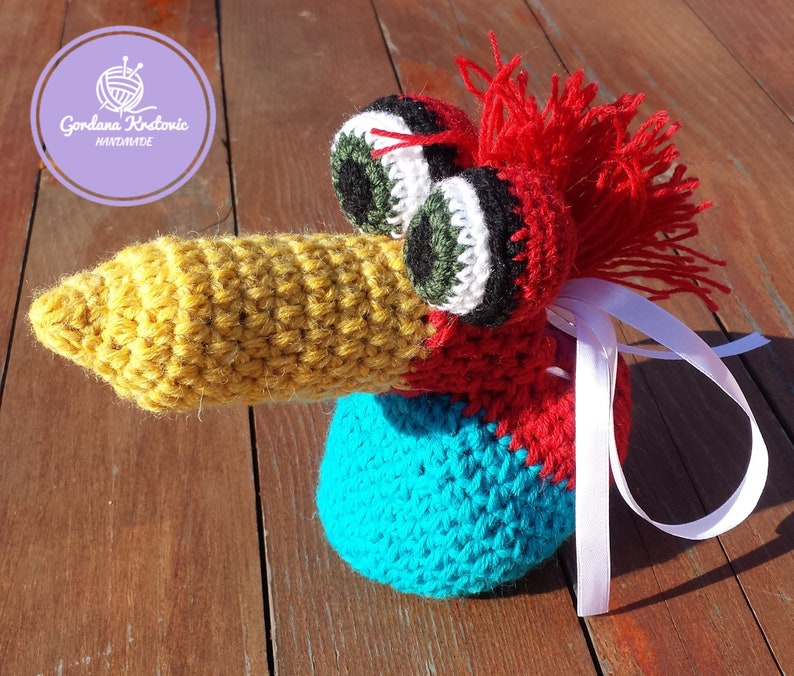 Willy Warmer Cartoon Character Woodpecker Erotic Sexy Toys Handmade Funny Crochet Penis Stulpen Popular Character Adult Sexy Toys Halloween image 1